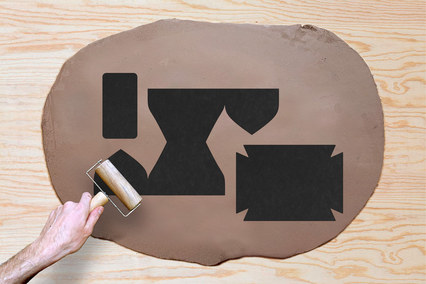 European Butter Dish Template